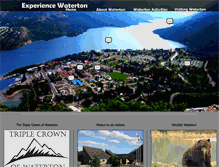 Tablet Screenshot of experiencewaterton.com